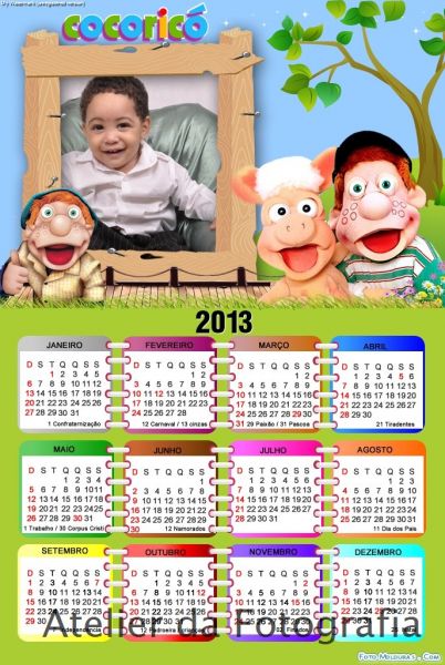 Calendários 2013