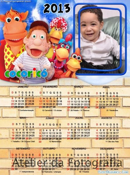 Calendários 2013